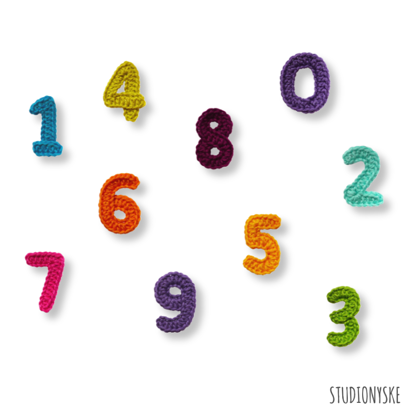 Kleine cijfers haken patroon