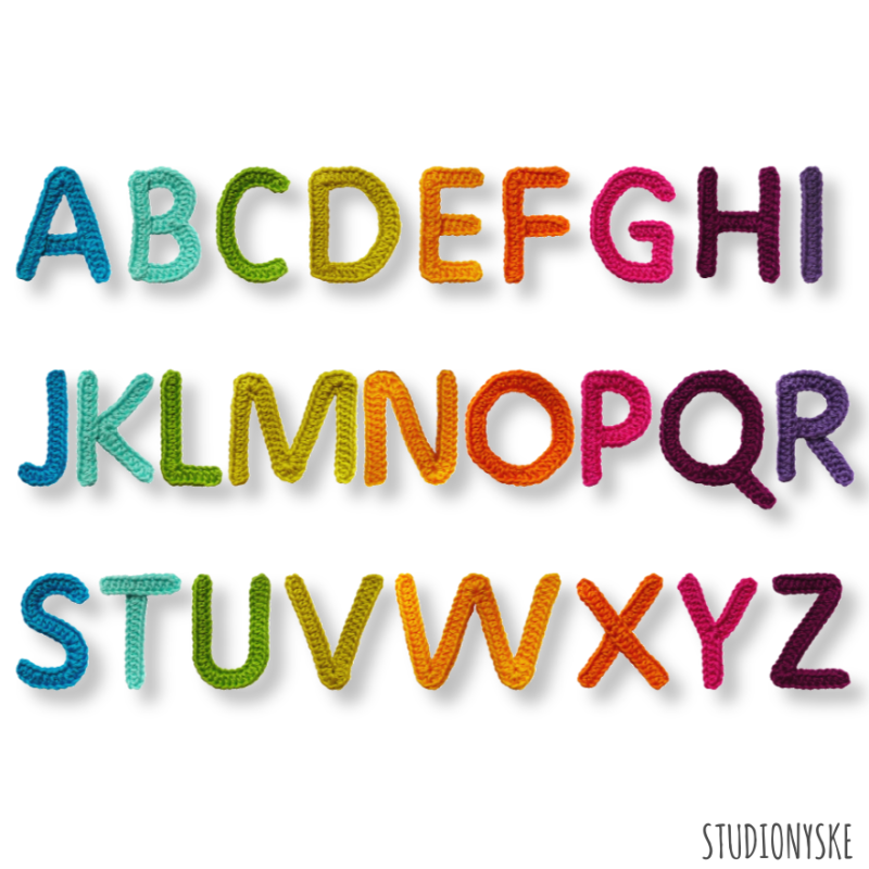 Hoofdletters haken patroon