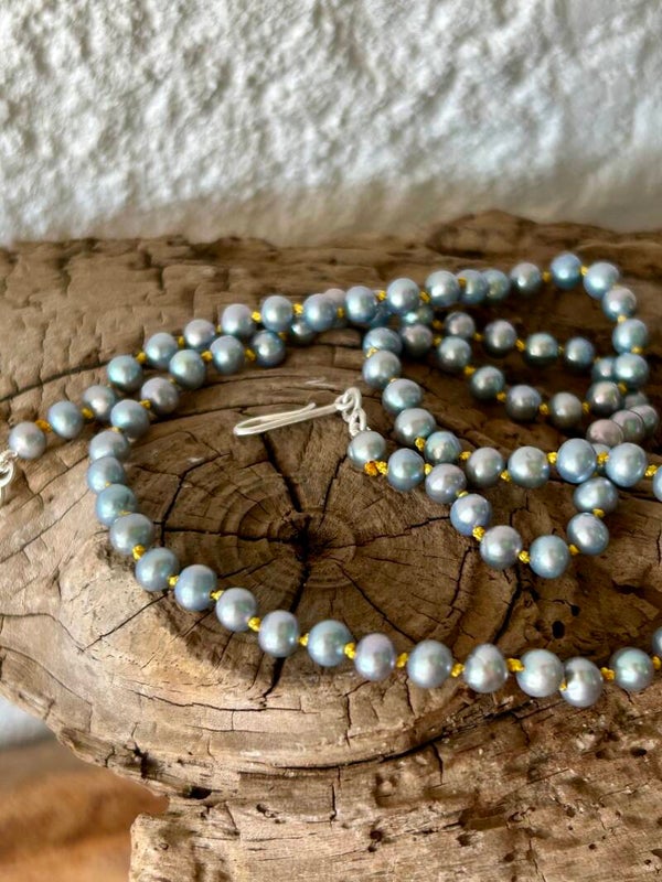 Grey Pearl Necklace