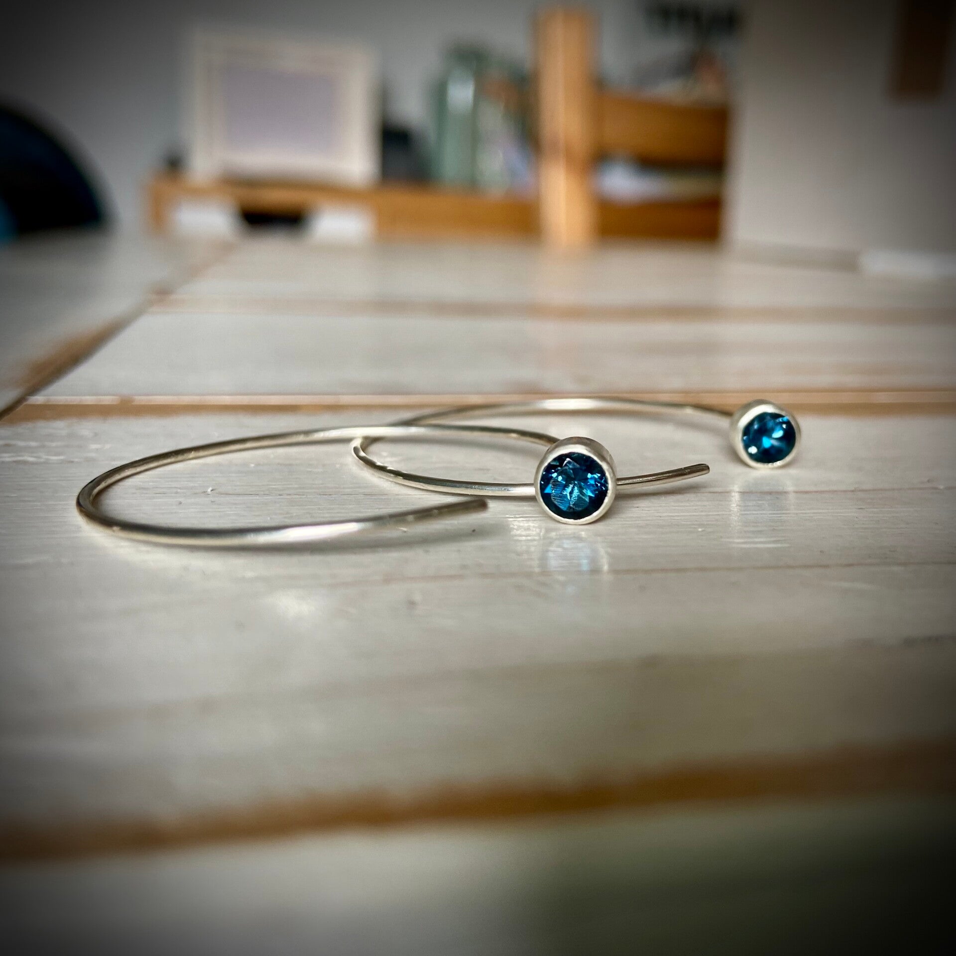 London Topaz Hoops