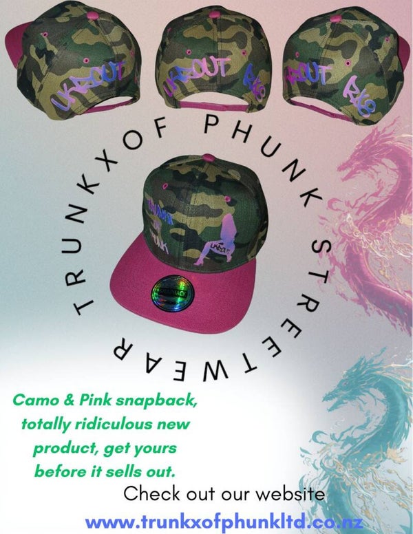 Camo & Pink Snap back