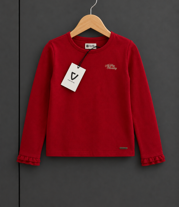Longsleeve l No way Monday l maat 128