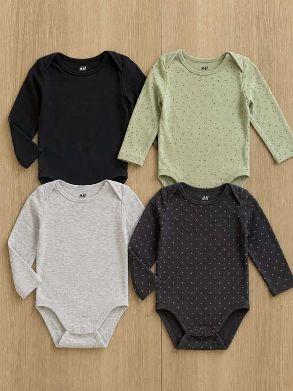 4 rompers - H&M - maat 86