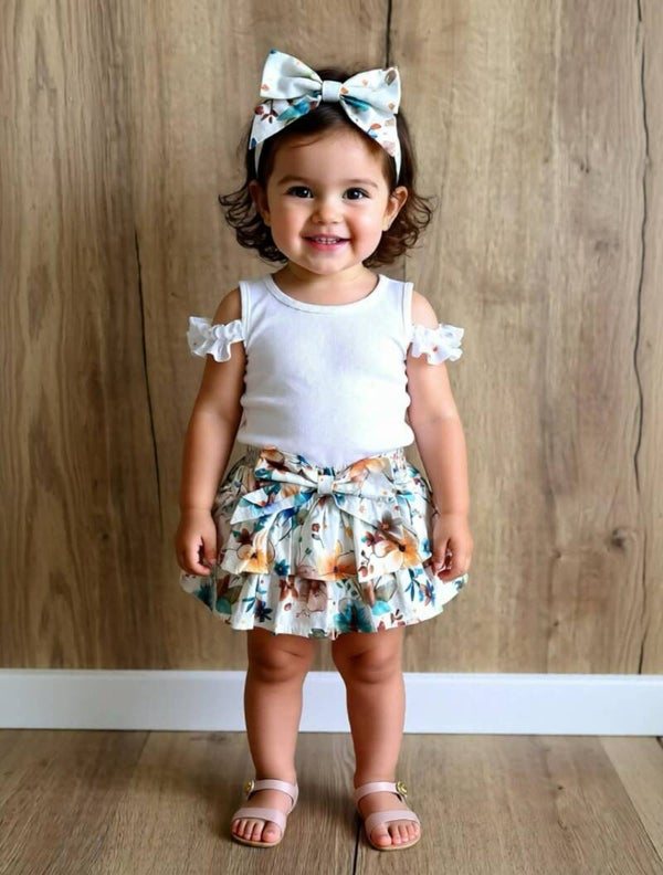 Bloomer + bijhorende haarspeld l maat 92