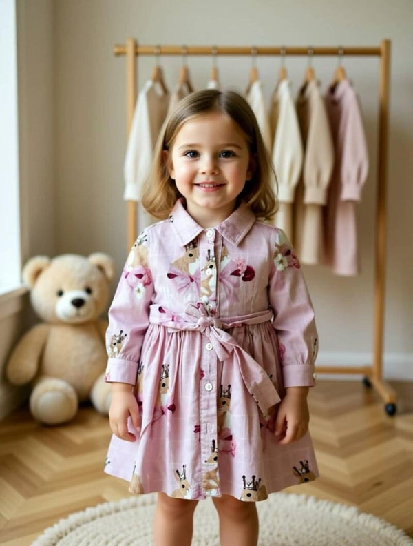 Jurk l balloon chic l maat 80