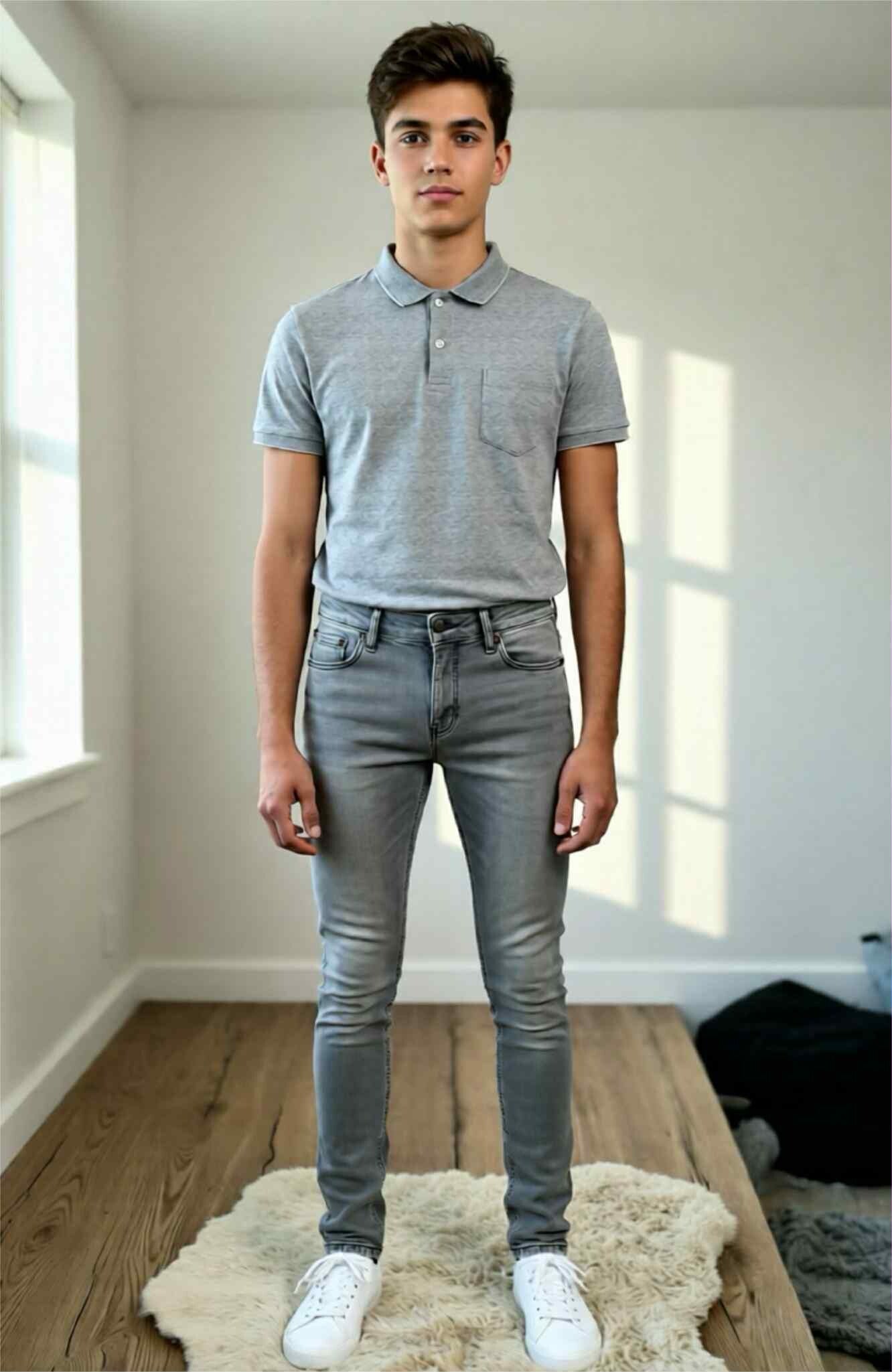 Grijze Jeans | WE | maat 170