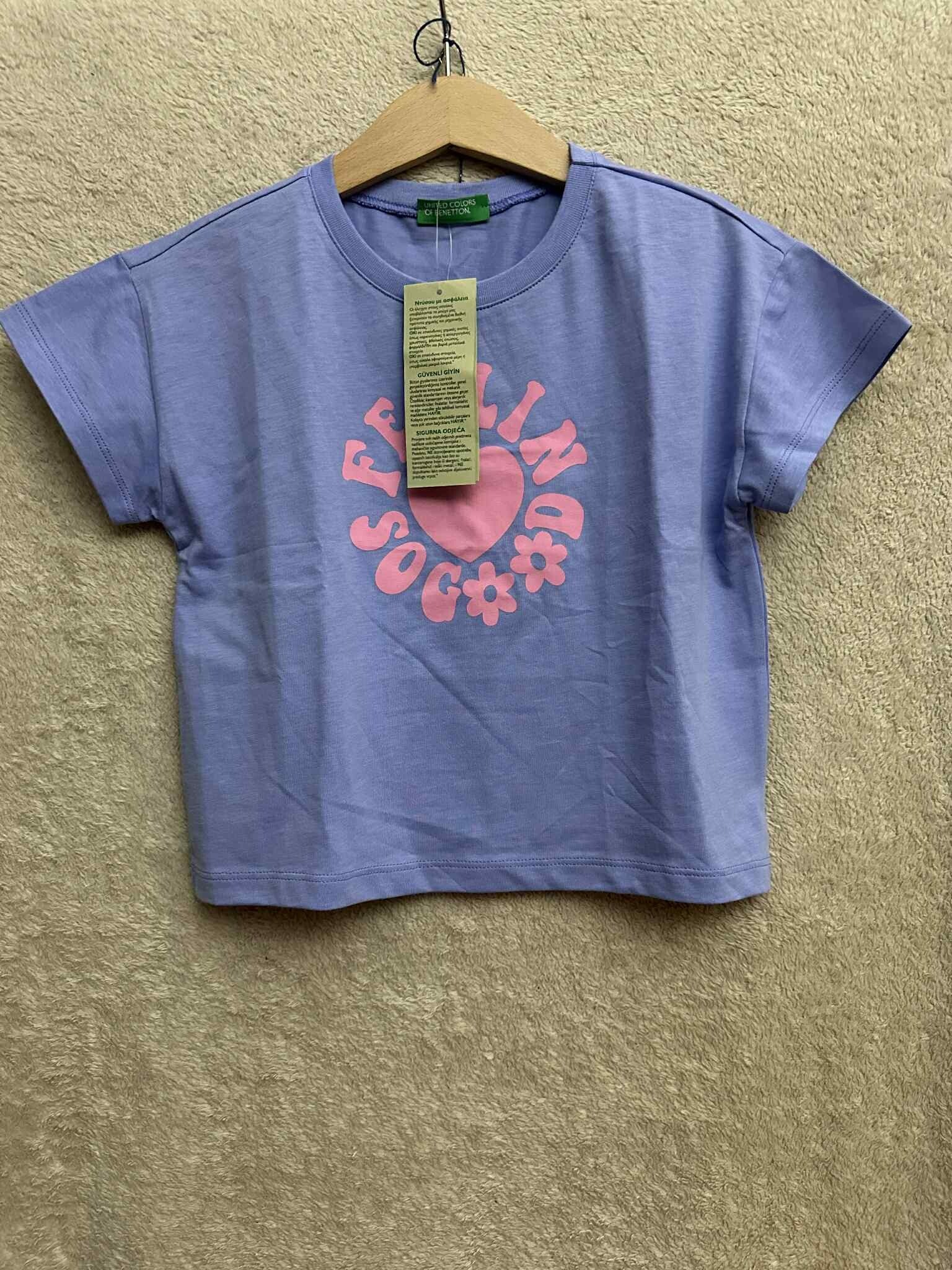 Shirt l Benetton l maat 122