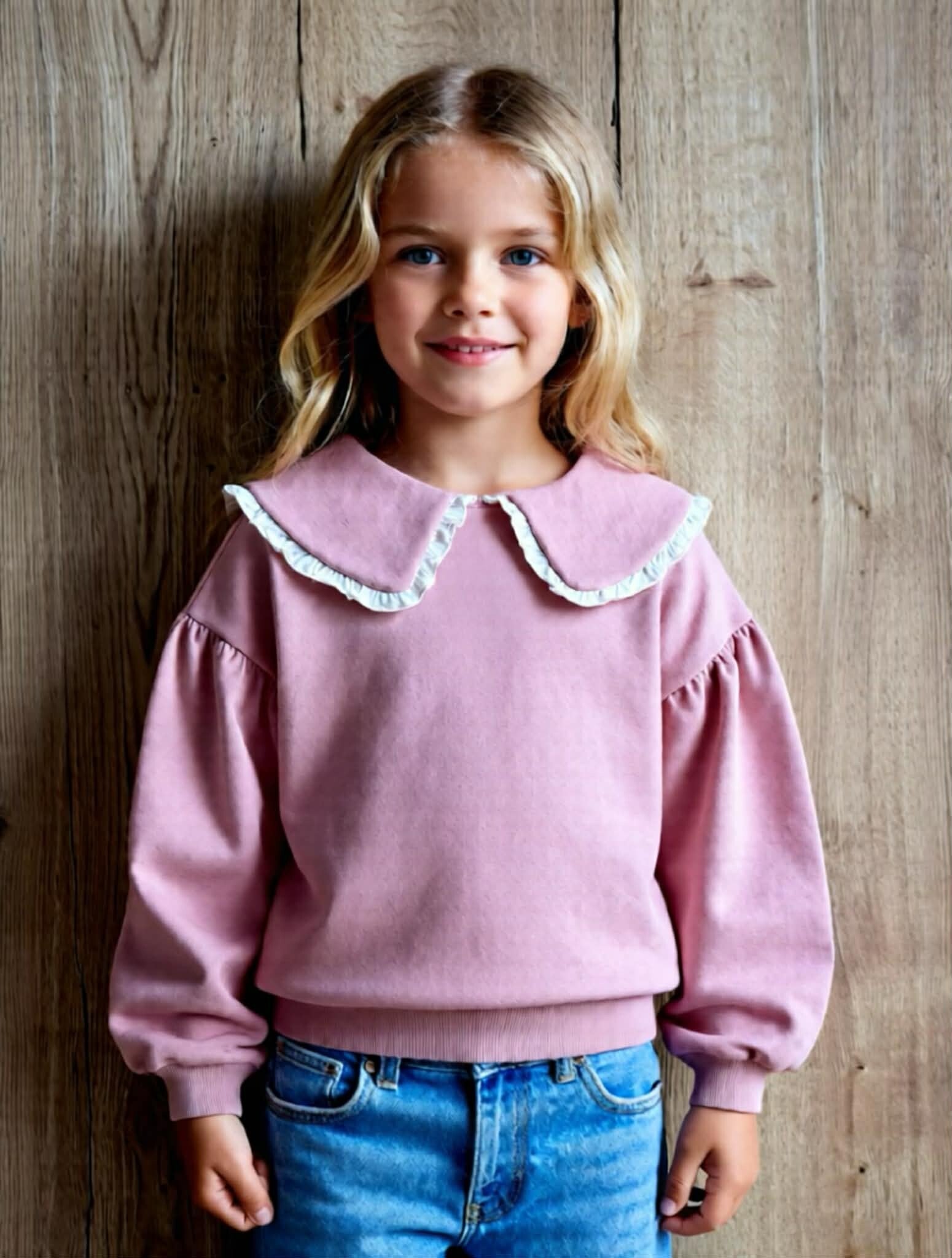 Roze trui met kraag | Newness