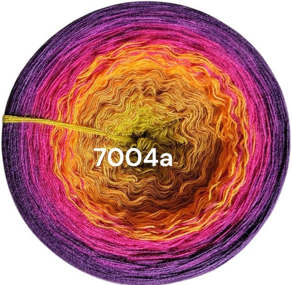 Bollywood 2026 - 7004 - Bobbel mit Farbverlauf - 4 Fäden, 1200 Meter