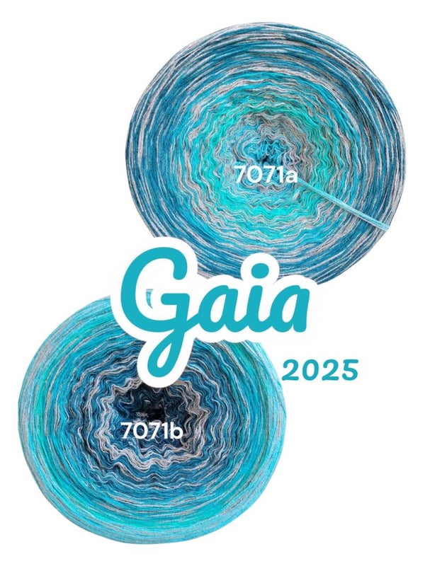 Gaia - 7071 - Bobbel mit Farbverlauf - 4 Fäden auch als Pullover- oder Decken Set