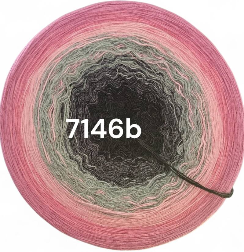 Petunia - 7146 - Bobbel mit Farbverlauf - 4 Fäden, 1200 Meter