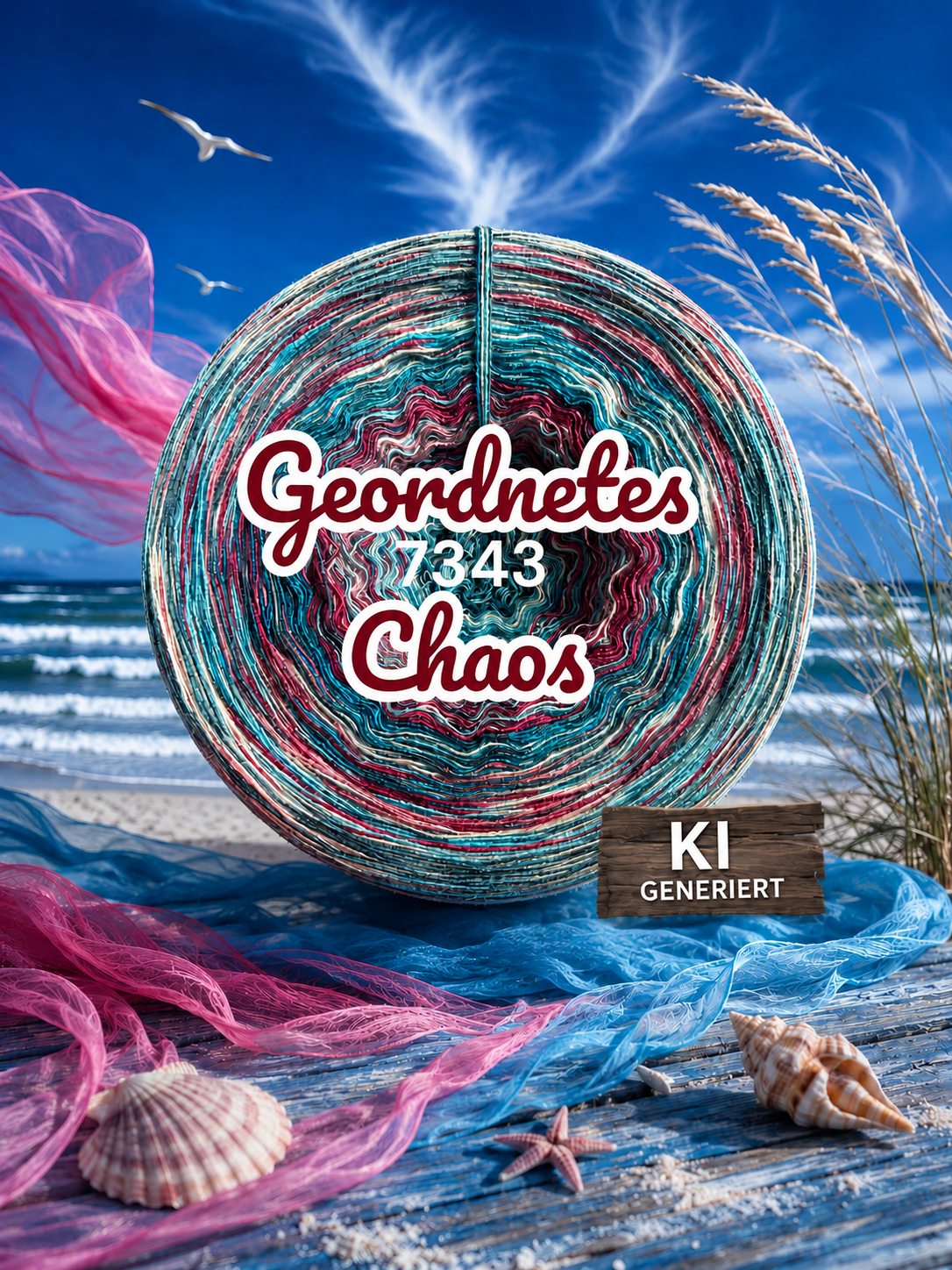 Geordnetes Chaos - 7343 - Bobbel Chaos mit Konzept - 4 Fäden, auch als Pullover- oder Decken Set
