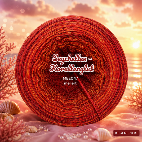 Seychellen - Korallenglut - MEE047 - 4 Fäden