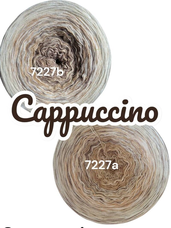Cappuccino - 7227 - Bobbel oder Pulloverset mit Farbverlauf - 4 Fäden