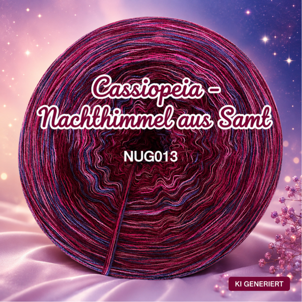 Cassiopeia - Nachthimmel aus Samt - NUG013 - 4 Fäden