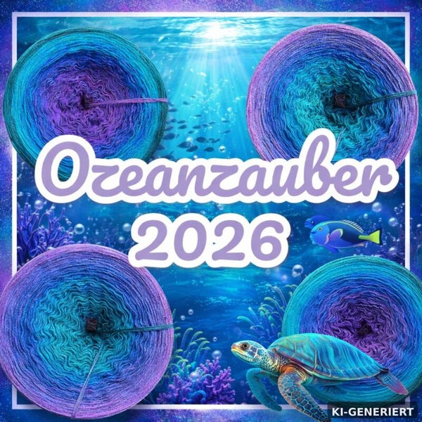 Ozeanzauber 2026 - 7266 - Bobbel mit Farbverlauf - 3, 4 oder 5 Fäden, auch als Pullover- oder Decken Set