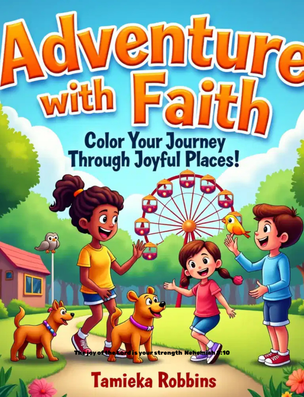 Adventure Through Faith: A 60 Page Coloring Book for Kids