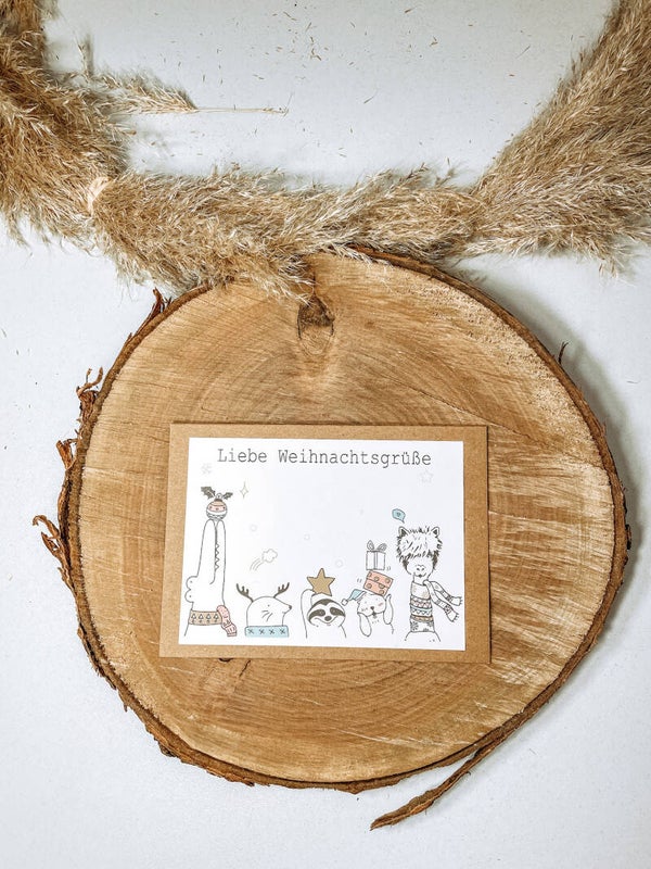 Weihnachtskarte Liebste Weihnachtsgrüße