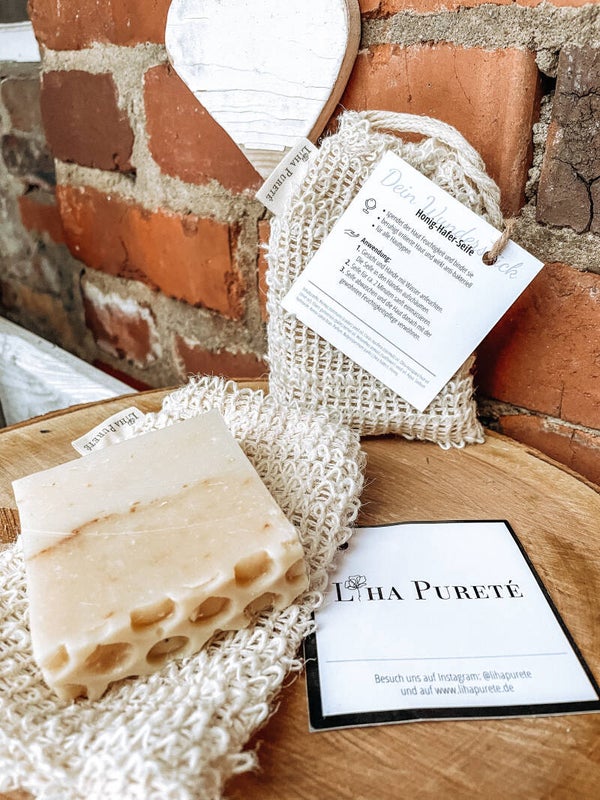 Seife Liha Pureté  "Honig-Hafer"