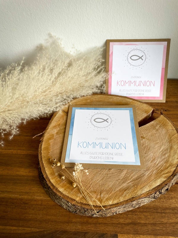 Geschenkkarten und Grußkarten zur Kommunion