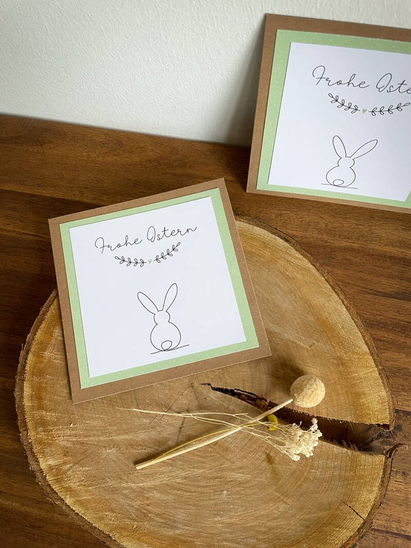 Geschenkkarten und Grußkarten zu Ostern