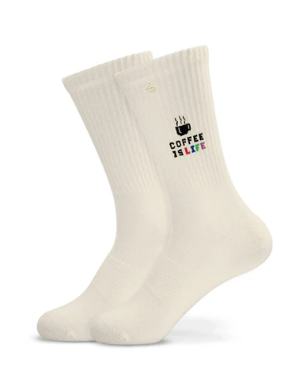 J. Clay - Socke für Kaffee Liebhaber coffee is life - Erwachsene