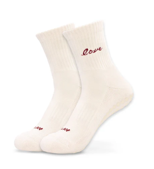 J. Clay - Pilates Socken mit Bio Grip Love Grip - Erwachsene