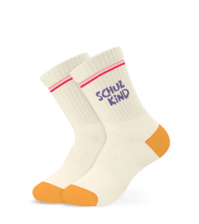 J. Clay - Schulkind - Orange Purple Socken Kids - Kinder