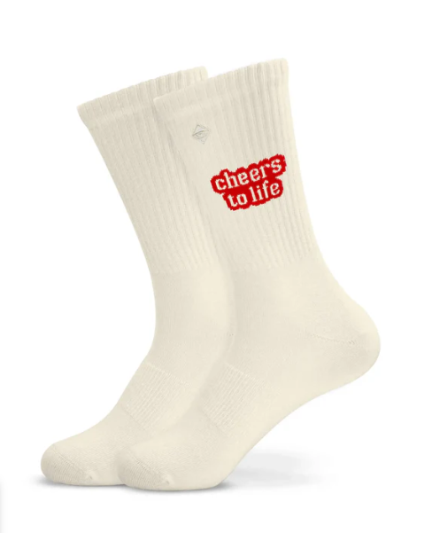 J. Clay - Statement Tennissocken Cheers to life - Erwachsene