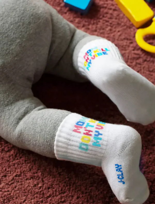 J. Clay - Kinder Tennissocken mit Spruch Mom Don´t Kill My Vibe