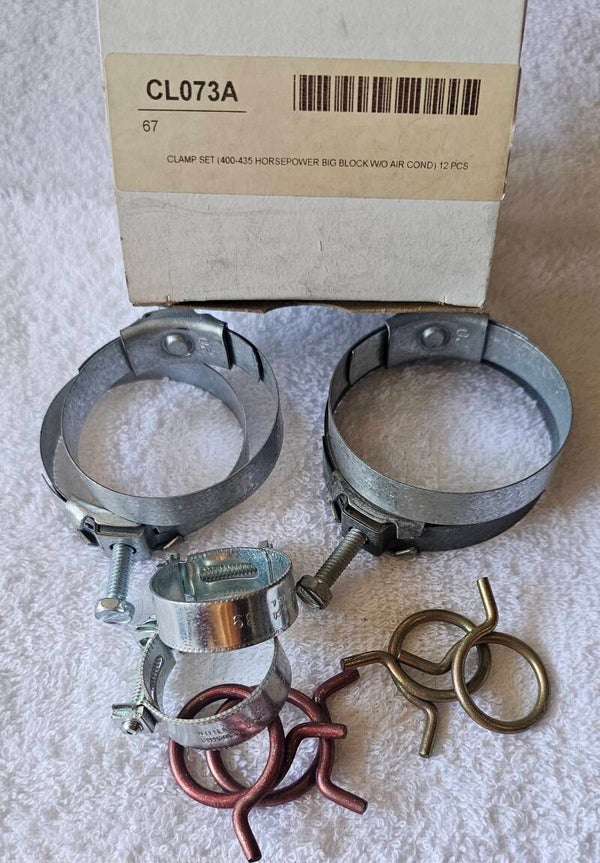 67 Hose Clamp Set (400-435 HP w/o air (12pc)