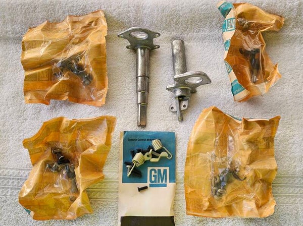 63-67 Headlight pivot kit w/Adjusters NOS GM