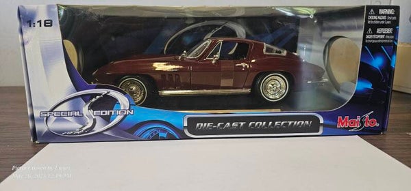 1965 1:18 die cast maroon