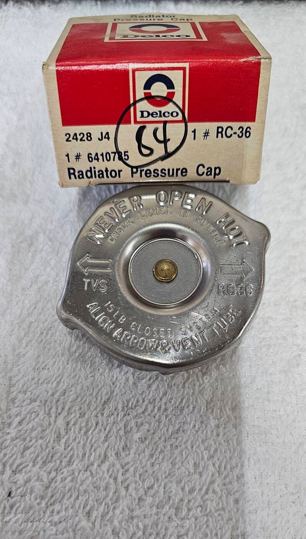 Radiator Cap RC-36 15 lb NOS AcDelco