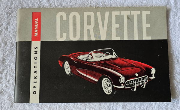 1956 Owners Manual slightly shelf worn unpackaged