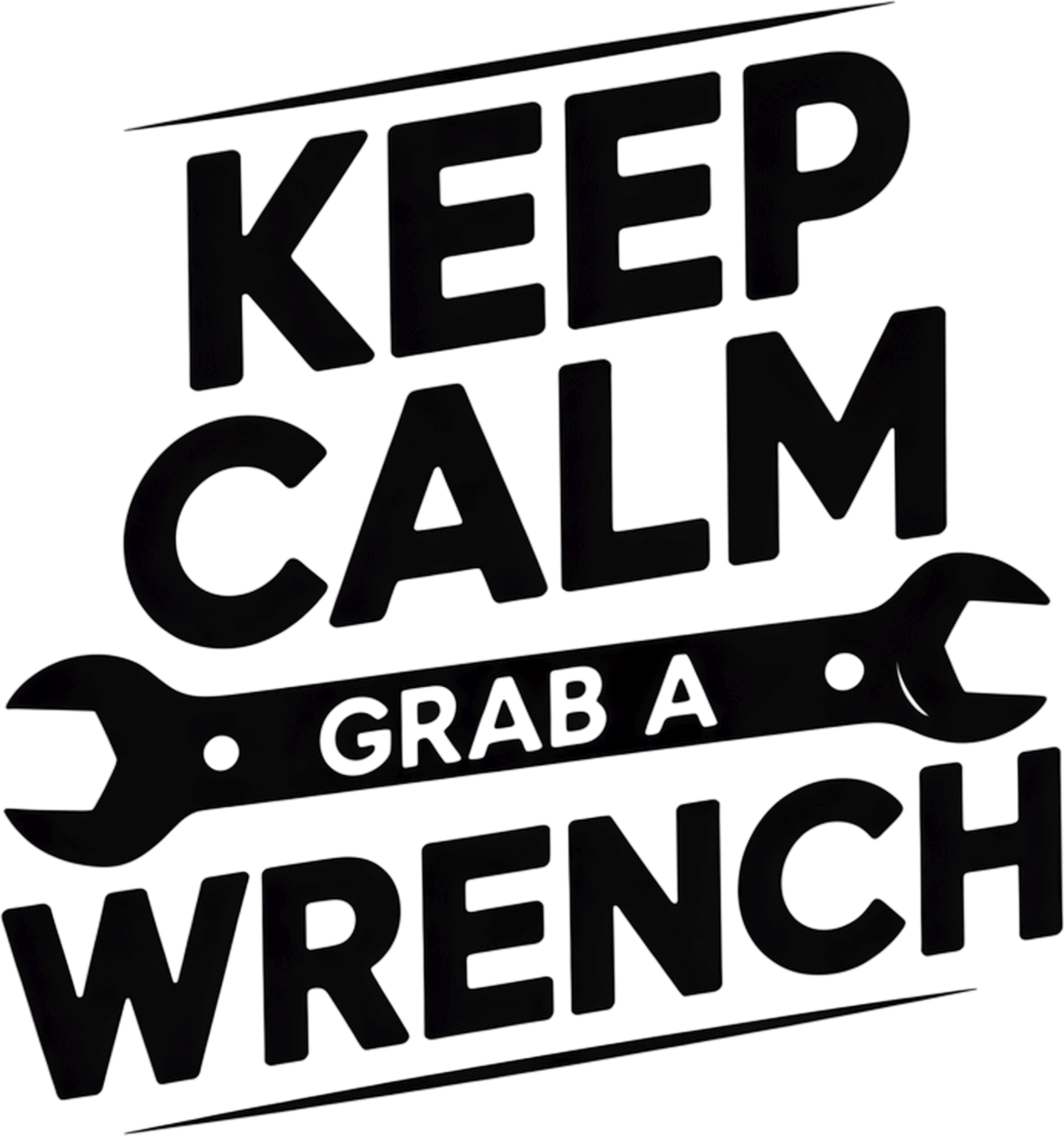 BLUECOLLAR KEEP CALM GRAB A WRENCH