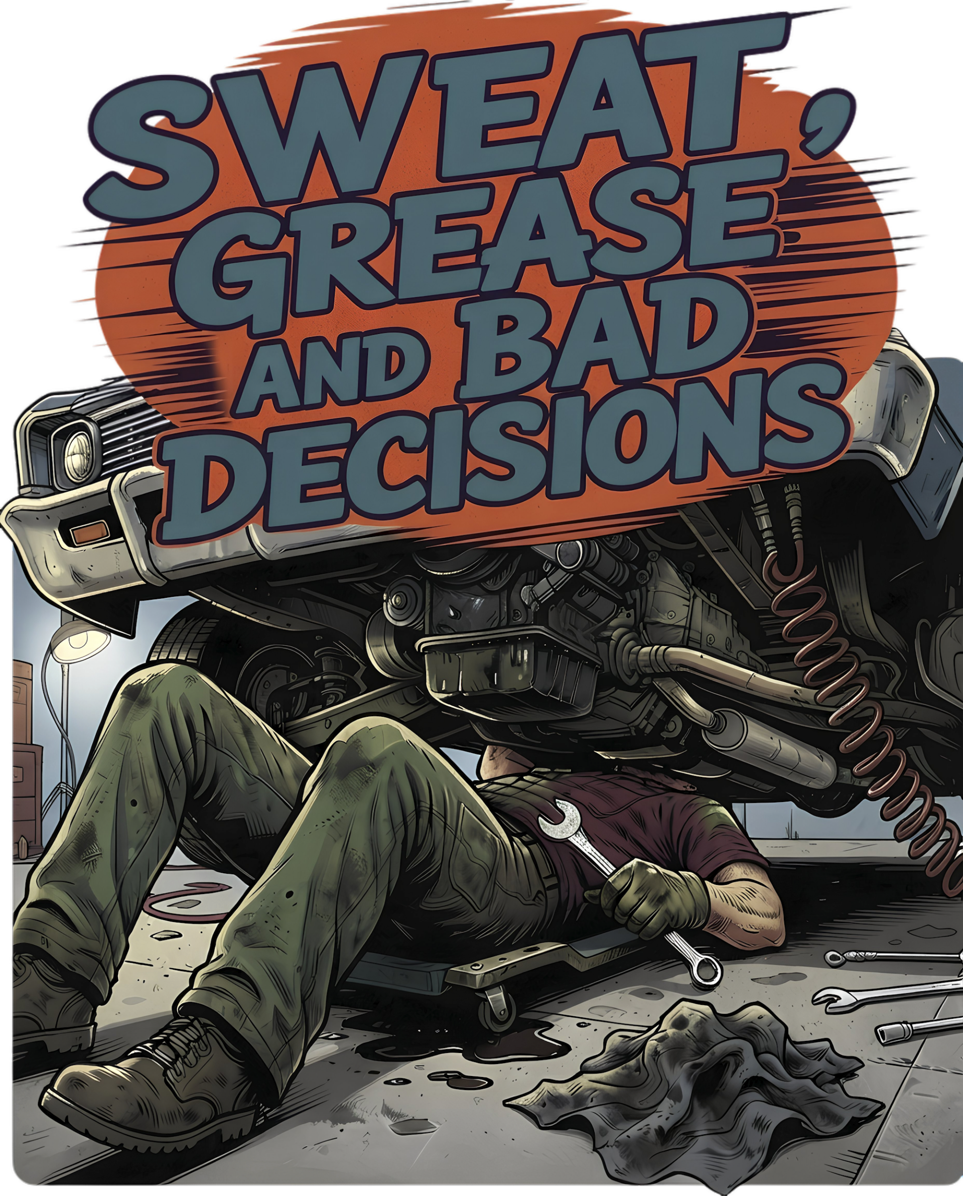 BLUECOLLAR SWEAT,GREASE, AND BAD DECISIONS