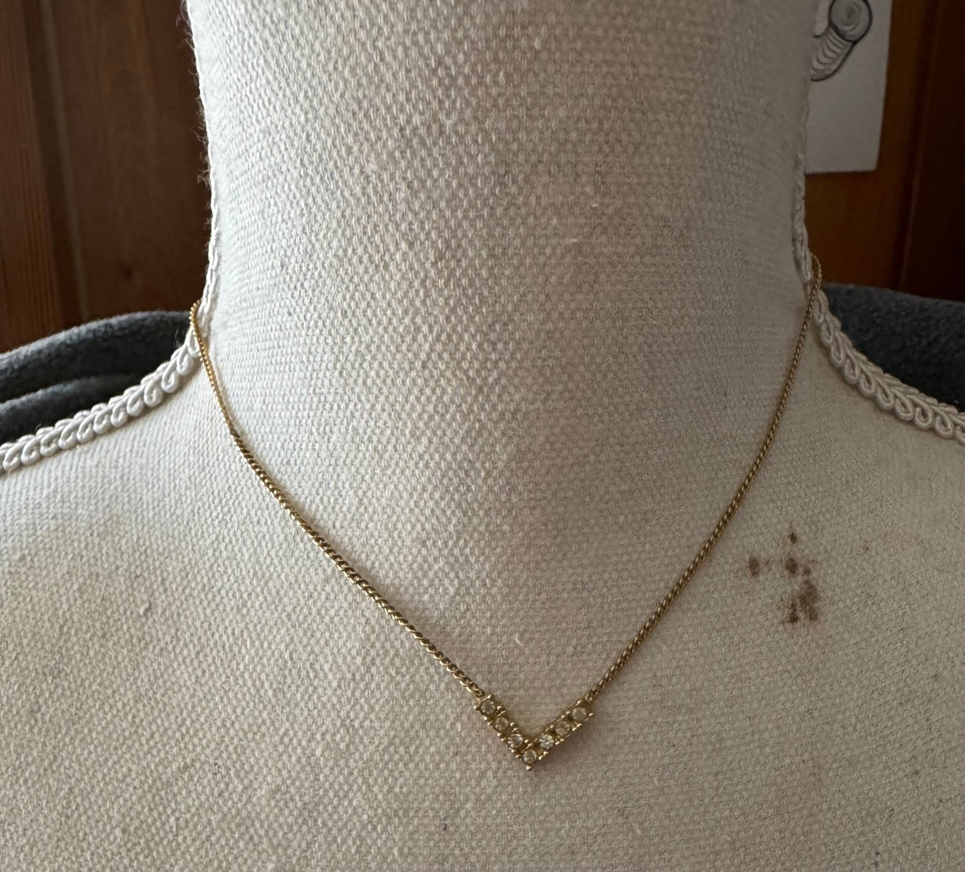 Christian Dior Halskette mit Kristallen 1980