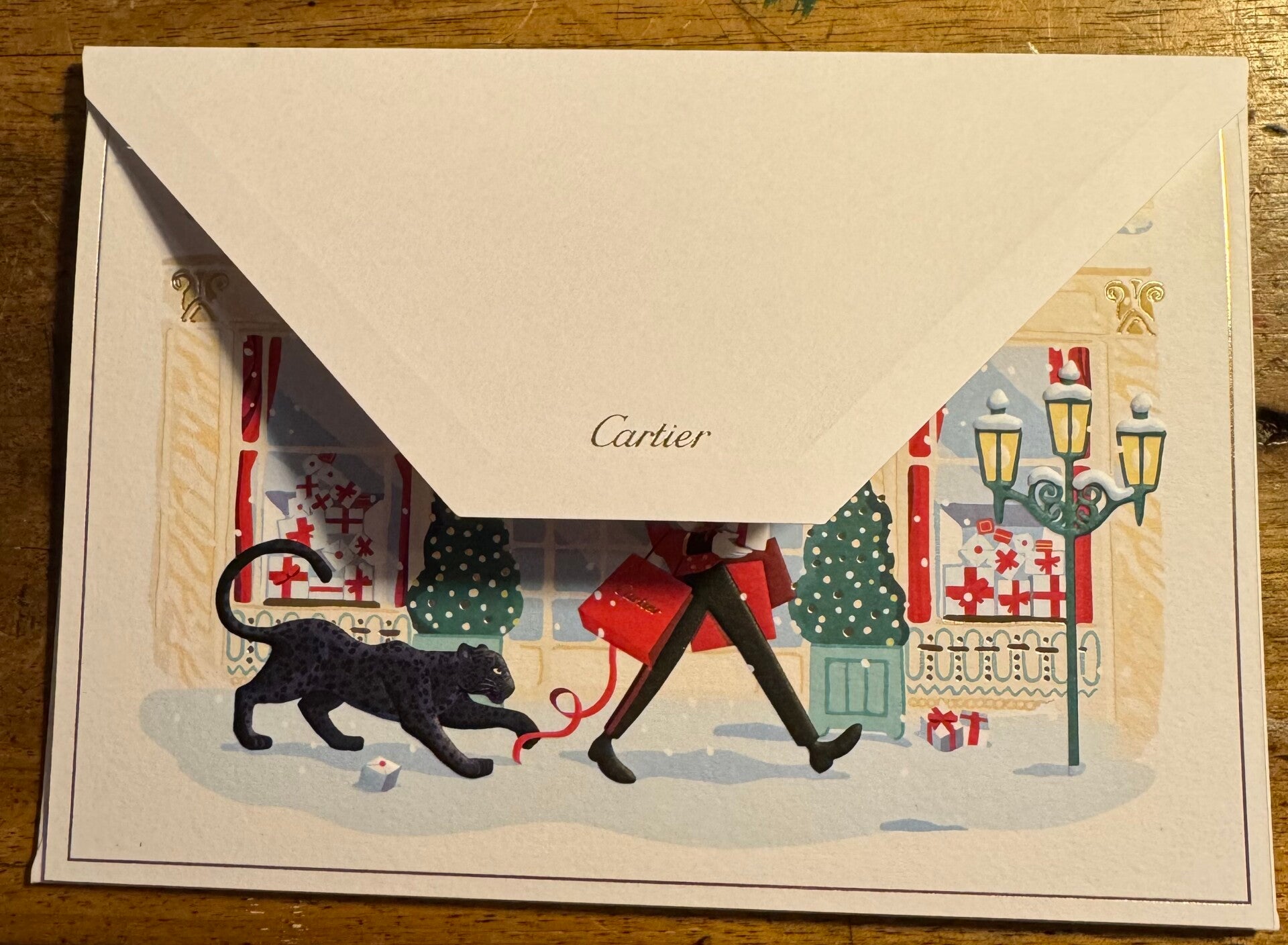 Cartier Weihnachtskarte