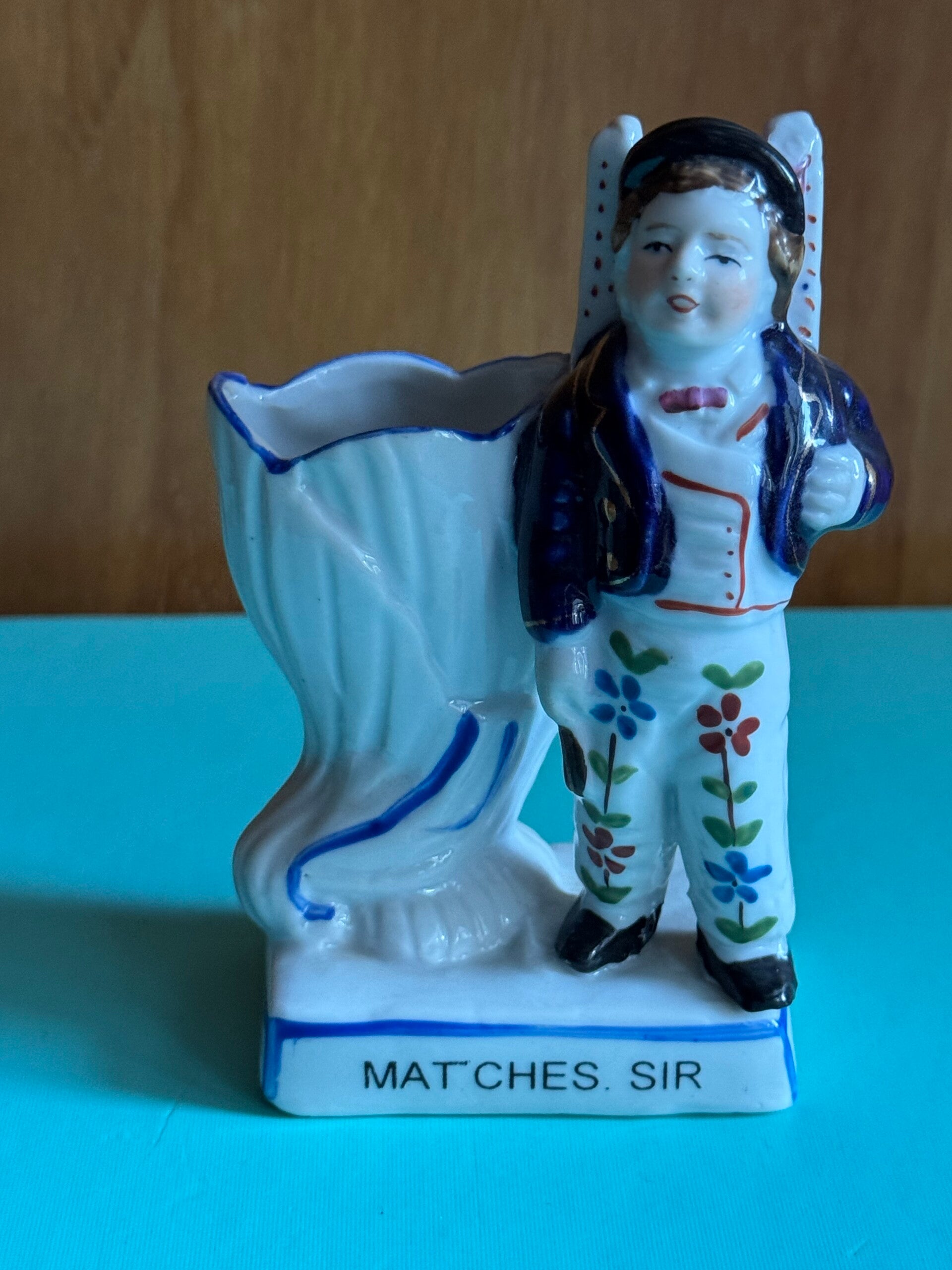 Streichholzhalter Porzellan 1920-1930