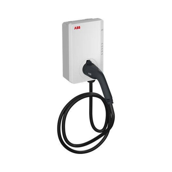 ABB - Terra Ac Wallbox Type 2, Kabel 5M, 7Kw/1 Fase/32A, Met Rfid