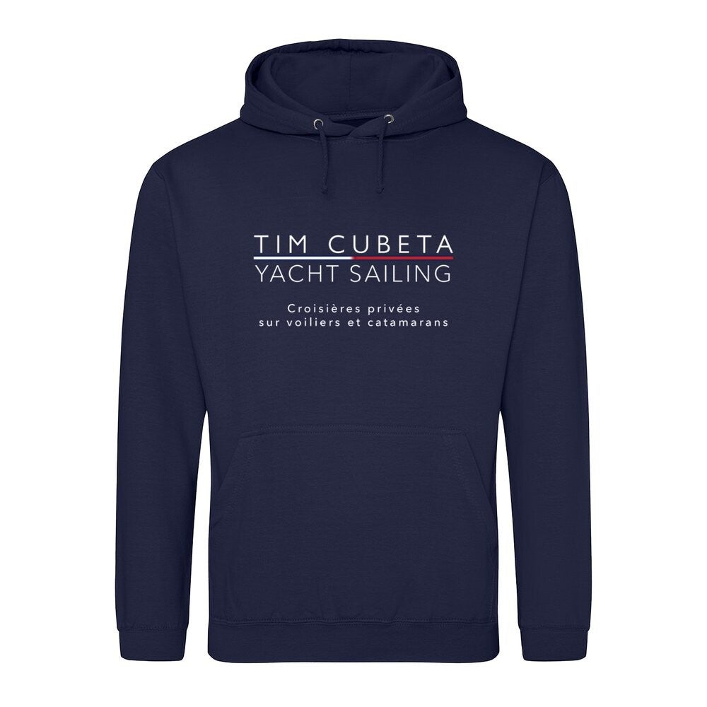 Sweat à capuche Homme Bleu Tim Cubeta Yacht Sailing