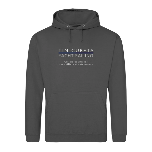 Sweat à capuche Homme Gris Tim Cubeta Yacht Sailing