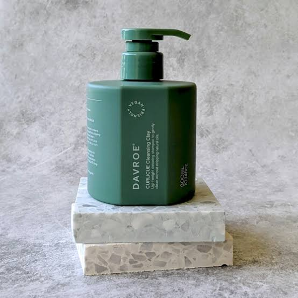 DAVROE CURLiCUE Cleansing Clay 300 ml – Milde Detox Shampoo voor Krullen