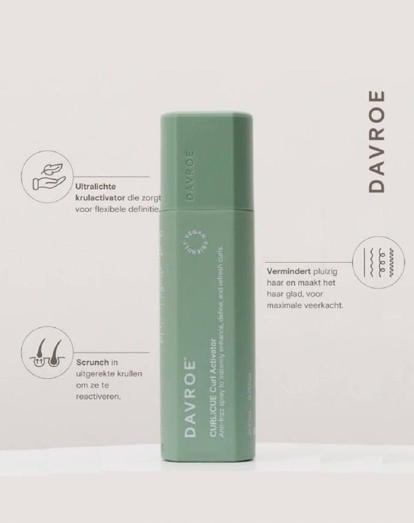 Davroe CURLiCUE Curl Activator 200 ml – Krulactivator Spray / Refresh Spray