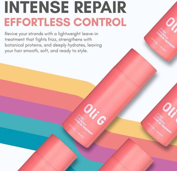 Oli G Atomic Hair Repair Leave-In Treatment 118 ml – Intensief Herstellende Leave-in Verzorging