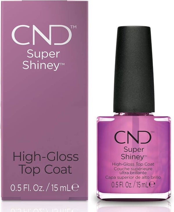 CND Super Shiney High-Gloss Top Coat 15 ml – Professionele Hoogglans Topcoat