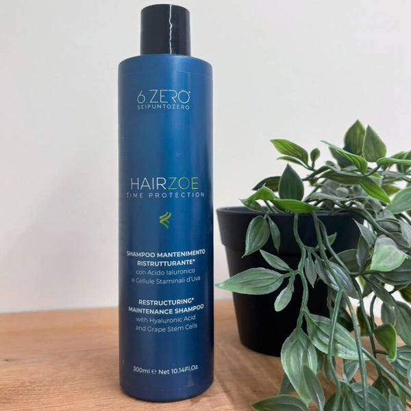 6.ZERO Hairzoe Restructuring Maintenance Shampoo 300 ml – Herstellende Anti-Aging Shampoo