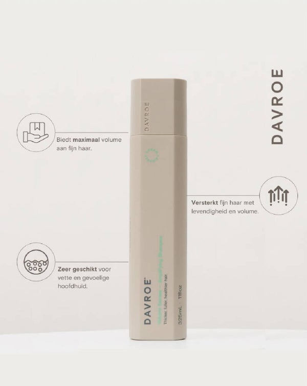Davroe Volume Senses Amplifying Shampoo 325 ml – Volumeshampoo voor Fijn Haar