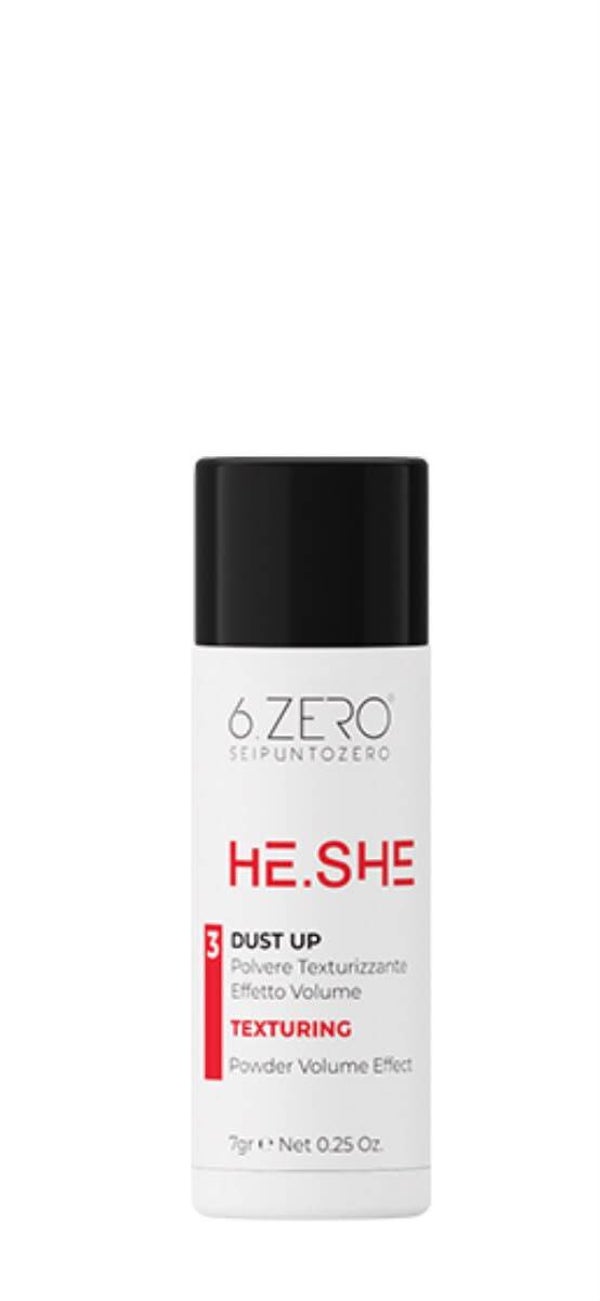 6.ZERO HE.SHE Dust Up 7g – Texturizing Volume Powder / Stylingpoeder